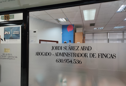 JSA J. SUÁREZ ABOGADOS - Despacho de Abogados y Administración de Fincas con sedes en Toledo y Lleida