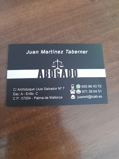 Abogado Juan Martínez Taberner