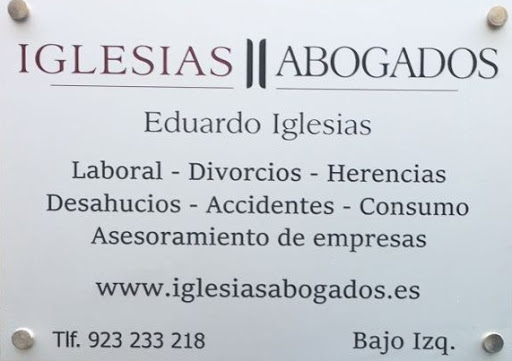 Eduardo Iglesias Rodríguez IGLESIAS ABOGADOS