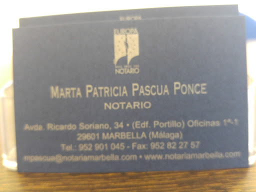 Notaría Marta Patricia Pascua Ponce