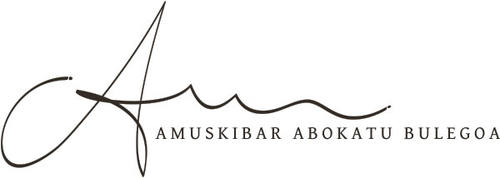 Logo de Amuskibar Abokatu Bulegoa