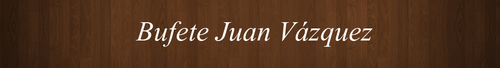 Logo de Bufete Juan Vázquez