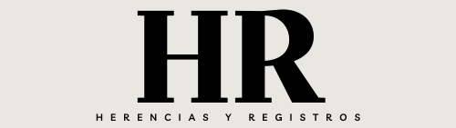 Logo de Herencias y registros