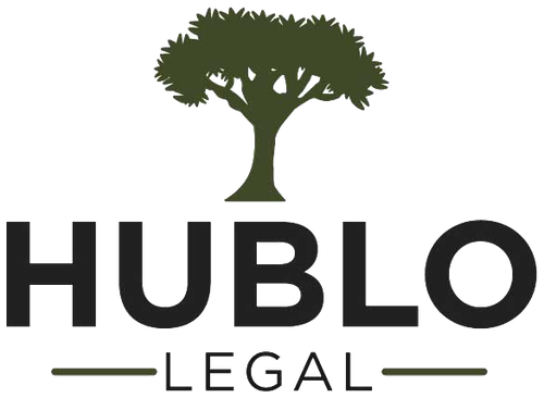 Logo de Hublo Legal.